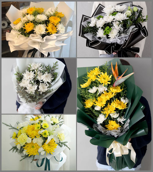 安徽滁州市明光市石坝镇白事花束代送
